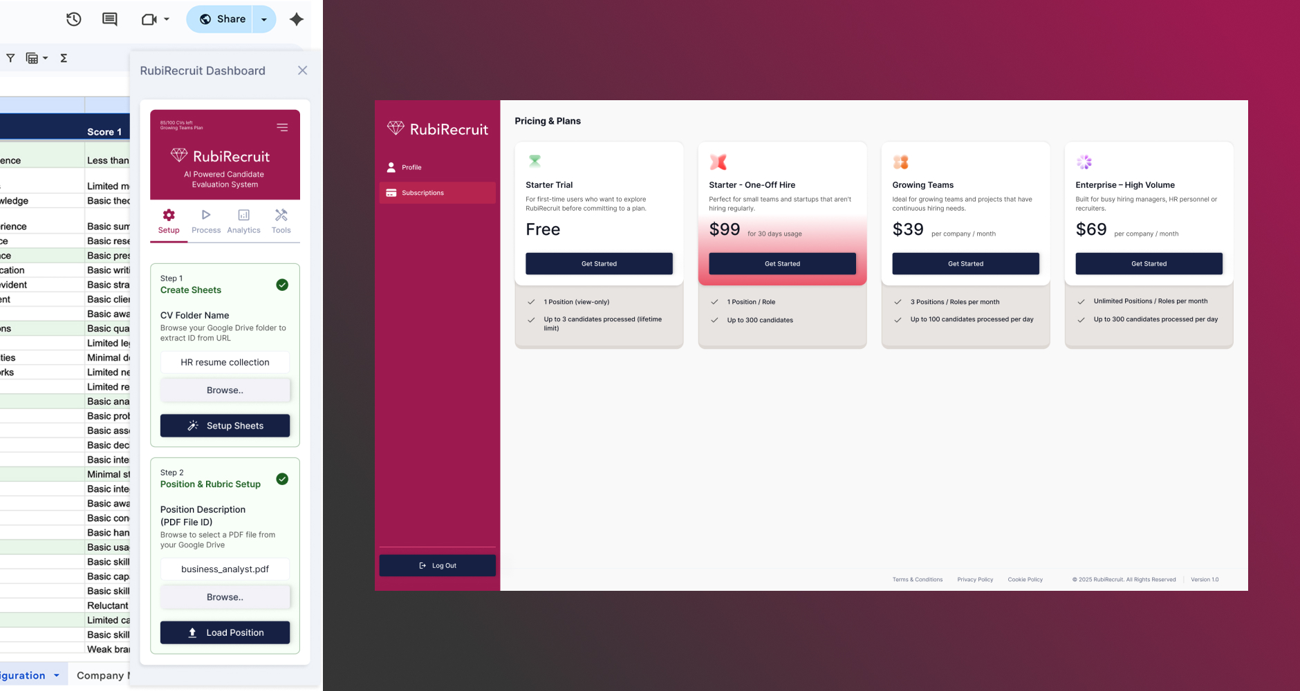 RubiRecruit project image 1